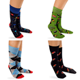 thumbnail image 2 of Calcetines De Vestir Caballero Colores Locos SET de 12 Pares Mad Socks Calcetines vestir divertidos, 2 of 4
