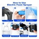 thumbnail image 5 of Pulverizador Eléctrico de Espuma A Presión de 1,5 Litros para Lavado de Coches, Pulverizador Eléctrico de Espuma con Cable USB, para Jardín Doméstico, 5 of 5