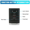 thumbnail image 3 of 6 Buttons Key Remote Shell Replacement OUC60270 for Cadillac Escalade 07-14, 3 of 6