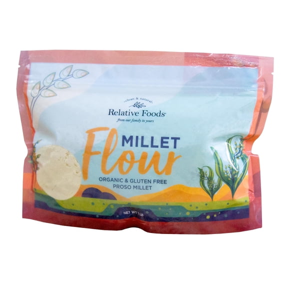 Millet Flour 1 pound USDA Organic, certified gluten free, sourced 100% from the USA dry milled with no additives