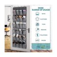 thumbnail image 2 of Estante sobre la puerta con 24 bolsillos de tela para colgar el soporte del armario, almacenamiento para hombres y mujeres - Hy, 2 of 5