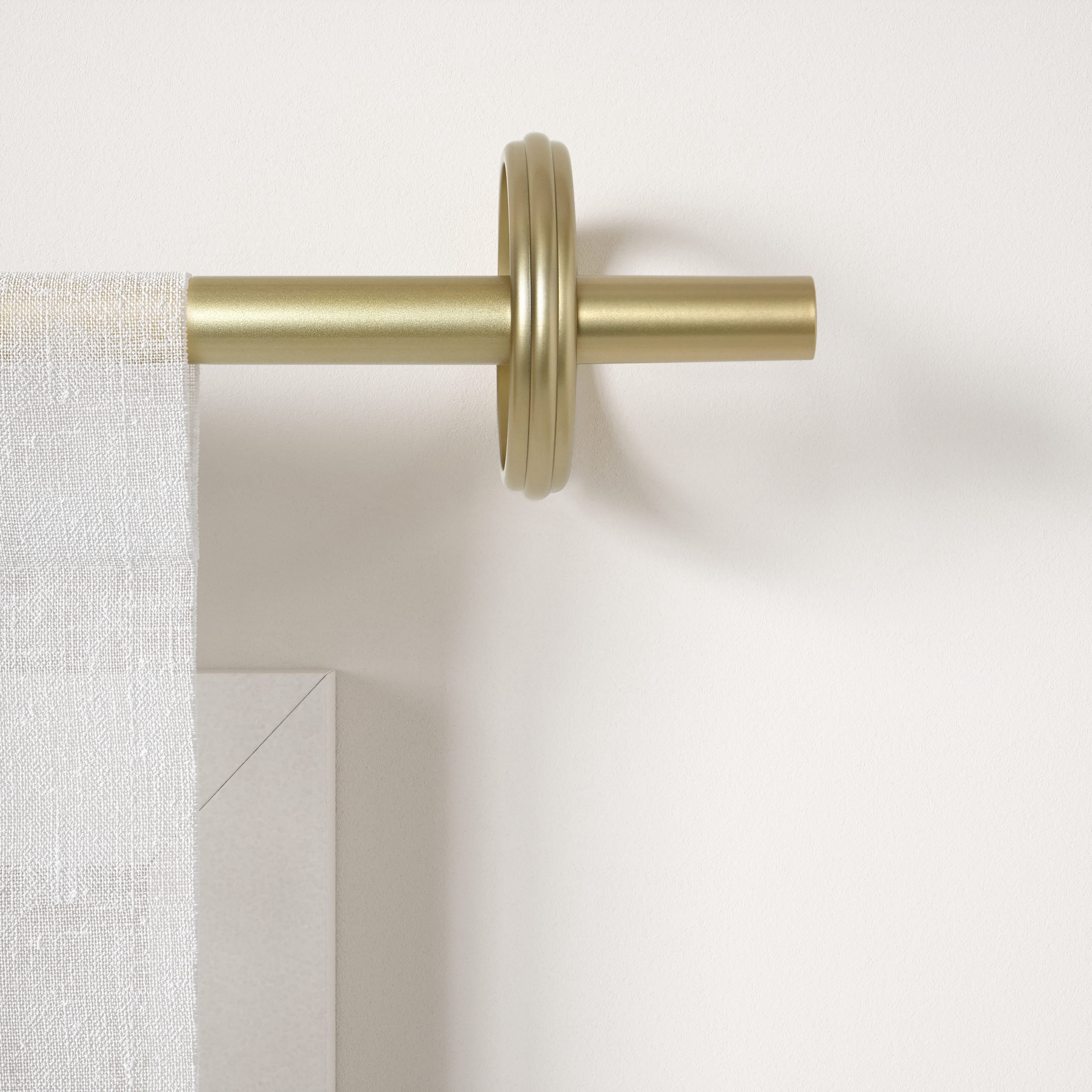 Umbra 1" Allura Curtain Rod, 44-120", Gold