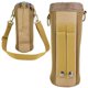 thumbnail image 3 of Bolsa de nailon para botella de agua para deportes al aire libre, bolsa portátil para hervidor, correa ajustable (marrón), 3 of 8