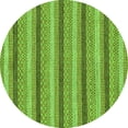 thumbnail image 1 of Ahgly Company Indoor Round Abstract Green Modern Area Rugs, 5' Round, 1 of 4