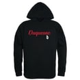 thumbnail image 1 of W Republic 558-293-BLK-03 Chandail à Capuchon Script Duquesne Dukes pour Hommes, Noir - Large, 1 of 1