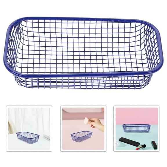 FELTECHELECTR Basket Organizer Wire Mesh 1Pack 6.5X3.3X1.6In
