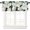 Sunfloweralo6800, variant on Windows Valances Curtain Daisy Flower Kitchen Valances Rod Pocket Spring Floral Retro Wood Grain Window Treatment Short Topper Curtains for Kitchen Living Bedroom 1 Panel,54 by 18 inch