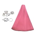 thumbnail image 1 of Hamaca columpio para niños, silla colgante ajustable, regalos con accesorios de metal, columpio Rosa, 1 of 8