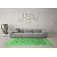 thumbnail image 3 of Ahgly Company Indoor Square Persian Emerald Green Traditional Area Rugs, 8' Square, 3 of 4