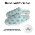 thumbnail image 6 of Lsque Sea Turtle Pattern Womens Comfort Cotton on Scuff With Memory Foam and Anti-skid Sole Slipper-46/47, 6 of 7