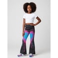 thumbnail image 4 of Girls Premium Pants Slim-Fit Wide Leg Flare Leggings Cute Trousers for Little Girls Age 3-10, 4 of 6
