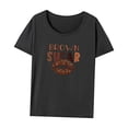 thumbnail image 3 of Camiseta para Mujer Recuerdo Ropa Clásica Trajes Trajes Camiseta Básica Verano Tops XL, 3 of 7