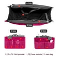 thumbnail image 2 of Muyoka Bolsa de inserción organizadora de 20L, bolsa de poliéster de gran capacidad con forro cosmético, bolso de inserción de viaje multicolor Muyoka Hogar, 2 of 7