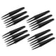 thumbnail image 1 of 12Pzs Pinzas Antiestaticas de Punta Puntiaguda Electronica de Plastico Negro, 1 of 2