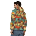 thumbnail image 4 of Honeii Colorful Hawaii Palms Print Hoodies for Men, Pullover & Full Zip, Breathable Zip up Hoodie, Sweatshirt-Large, 4 of 5