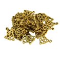 thumbnail image 1 of 2x Hot 50 Pieces Triangle Knot DIY Making Jewelry Charm Pendant Accessories for Women Men Necklace Earrings Bracelet perfecl Fabricación de joyas de bricolaje, 1 of 8