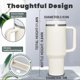 thumbnail image 4 of Vaso Aislado de Acero Inoxidable 40 oz con Asa y Pajita 1200 ml, 4 of 5