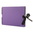 thumbnail image 5 of Sunjoy Tech Double Coil Thickened Paper Ribbon Bowknot Photo Album 40 Sheets 80 Pages Stickup Picture Storage Book Photo Accessories, 5 of 8