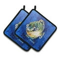 thumbnail image 1 of Carolines Treasures MW1307PTHD Paire de Porte-Casseroles Blue Gill, 7.5HX7.5W, Multicolore, 1 of 3