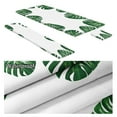 thumbnail image 4 of sunsanly 1 Set Outdoor Table And Chair Cover Leaf Print Waterproof with Anti-slip Elastic Band Camping Dirt-resistant Desk Protector Picnic Bench Sleeve Patio Fitted Tablecloth, 4 of 8