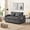 Dark Grey, variant on 70" Velvet Convertible Loveseat Sleeper Sofa Bed, Pull-Out Loveseat with 3-in-1, Convertible Sofa Bed Couch with USB for Living Room, Dark Grey