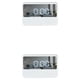 thumbnail image 1 of Billuyoard Despertador digital LED Despertar Cabecera Escritorio Snooze Relojes Hogar portátil Funciona con Espejo decorativo Blanco 2Conjunto, 1 of 6