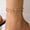 2.Bow Crystal Anklet, variant on Boho Starfish Shell Conch Crystal Bead Anklet Foot Beach Ankle Bracelet Women-3.Butterfly Crystal Anklet