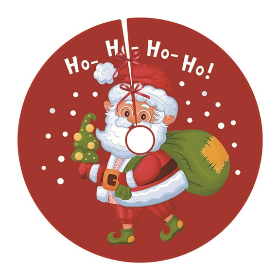 Tkrady Christmas Tree Skirt, Creative Decorations Festive Party Decorations Tree Apron At The Bottom of The Decorative Tree