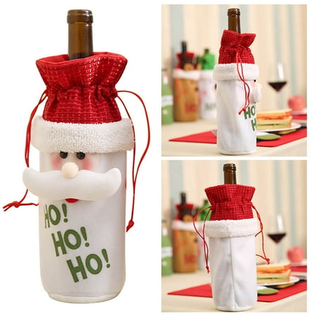 

Christmas Decorations New Christmas Decoration Supplies Christmas Bottle Bag Santa Bag Christmas Home Table Decoration