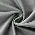 thumbnail image 7 of SMILETIME Grey Velvet Curtains with Rod Pocket Thermal Insulated Soft Privacy Room Darkening Velvet Drapes for Bedroom and Living Room, Set of 2 Panels, 52 x 108 Inches Long, 7 of 7