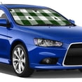 thumbnail image 3 of Goofa Green White Lumberjack Plaid Printed Car Windshield Sunshade,Foldable Reflective Sun Visor,UV Protection Heat Blocker Sunshade,Car Cooling Accessory-, 3 of 7