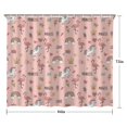 thumbnail image 5 of Pink Unicorn Flamingo Pattern Shower Curtain 84"x72" ,Bathroom Decorative Shower Curtains Set with 12 Hooks,Modern Waterproof Washable Shower Curtain, 5 of 6