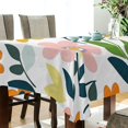 thumbnail image 5 of Yayeee Tablecloths 54" x 72" Rectangle Wrinkle Resistant Party Table Cover, Retro Yellow Floral, 5 of 8