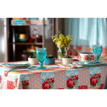 The Pioneer Woman Patchwork Fabric Tablecloth, 60