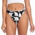thumbnail image 1 of Balery Cute Cartoon Polar Bear Tangas de Algodón para Mujer con Estampado – Ropa Interior Sexy, Transpirable, G-string-Medium, 1 of 6
