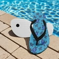 thumbnail image 3 of Psesaysky Kids Flip Flops Sea Turtles Blue Print Boys Girls Sandals Water Shoes Boys Girls Unisex-Child Beach Shoes Flip Flops Size 12.5, 3 of 7