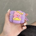 thumbnail image 3 of Bonita funda para auriculares con dibujos animados en 3D de castor para AirPods 1, 2 y 3, con llavero, suave funda protectora inalámbrica con Bluetooth para AirPods Pro 2, 3 of 5