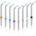 thumbnail image 1 of 8 Pieces Compatible with Waterpik Replacement Flossers Replacement Tips, Classic Jet Tips Flosser Refill Heads Replacement Heads for Water Toothpick, 1 of 7