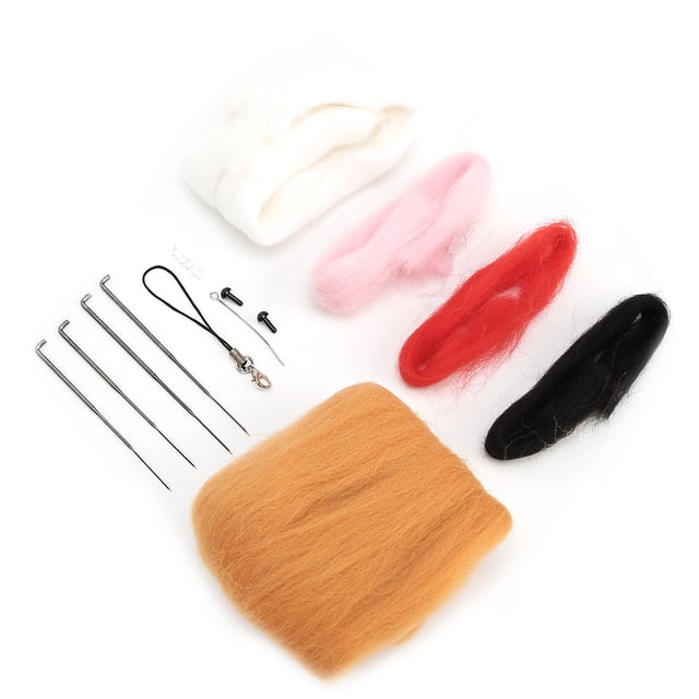 Material Bag, Doll Needle Felting, Durable Animal Needle Felting, Needle Felting, For Children Festival Decor Adult Home