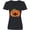 AB-Black, variant on Halloween Pumpkin Funny Bat Women's V-Neck T-Shirt