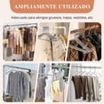thumbnail image 2 of PLYSDI 50 Ganchos para Ropa Perchas, 42 cm Inoxidable Perchas Metalicos, Perchas para Ropa Ligero Resistente y Duradera, Hangers Universal Antideslizante con Ranura en U (50), 2 of 7