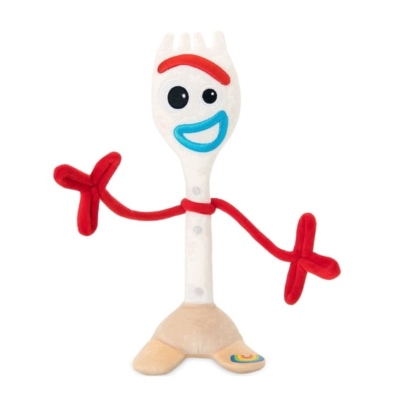 Disney Store Official Toy Story Plush, Forky, Iconic Cuddly Toy Character with Embroidered Eyes and Soft Plush Features, Suitable for All Ages