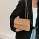 thumbnail image 5 of Bolsos y Carteras Pequeñas para Mujer, Bolsos de Hombro Bolsos Cruzados para Mujer con Correa de Metal Caqui:;:;, 5 of 6