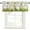 Green, variant on Easter Bunny Rod Pocket Curtain Valance, Spring Easter Eggs Floral Sage Green Plaid Farmhouse Window Valance for Living Room, Bedroom, Kitchen 42"W x 18"L
