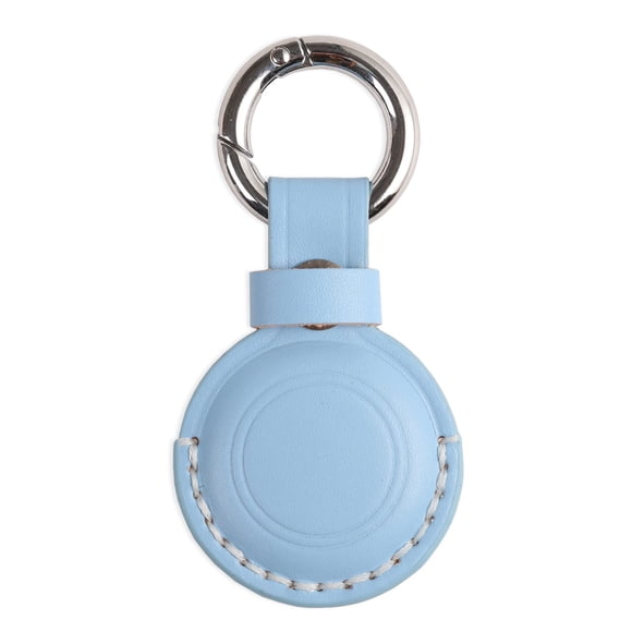 Llavero de piel auténtica para Airtag KEEPXYZ Blue V1.0
