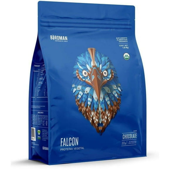Proteína Falcon Birdman Suplemento Organico 1.8 kgs Sabor Chocolate