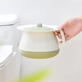 thumbnail image 3 of Giaone Plastic Child Potty with Handle and Lid Portable Handheld Spittoon Chamber Pot for Home Bedroom Kids Urinals Practical, 3 of 11