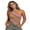 Colorful, variant on Women Knit Vest, Sleeveless Halterneck Backless Contrast Color Clubwear