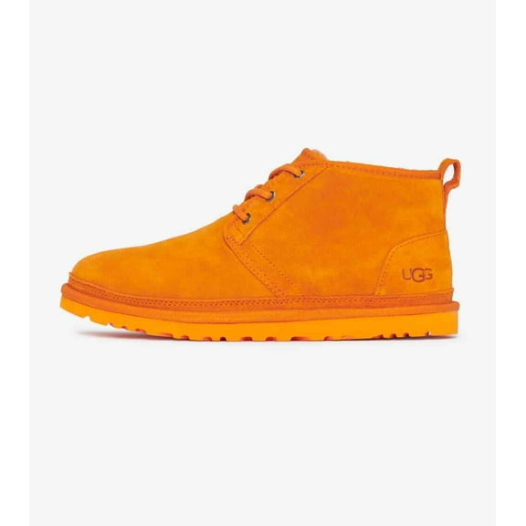 UGG Neumel 3236 Men's Orange Suede Fur Lined Ankle Chukka Boot Shoes DJ72 (9)