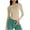 Khaki, variant on Womens Ribbed Shirts 2025 Crewneck Slim Fitted Tops Casual Underscrubs Layer Solid Color Basic T-Shirts